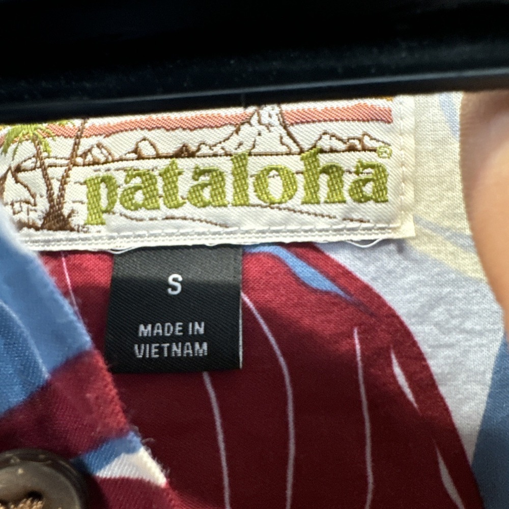 Patagonia Pataloha Shirt Men's S Multi Color Short Sleeve Button-Up Shirt - Picture 4 of 9